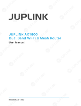 JuplinkAX1800 Dual Band Wi-Fi Mesh Router RX4-1800