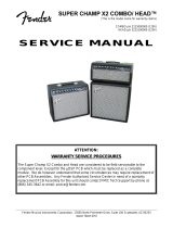 Fender Super Champ X2 User manual