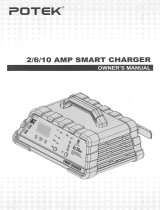 POTEK 2-6-10 Amp Smart Charger Owner's manual