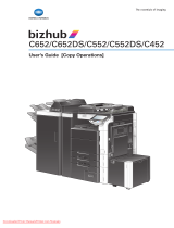 Konica Minolta bizhub C652DS Series User manual