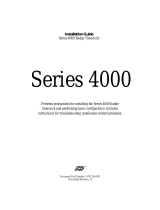 Adp Series 4000 Installation guide