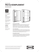 IKEA PAX and KOMPLEMENT Wardrobe System Buying Owner's manual
