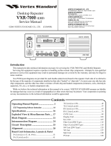 Vertex Standard VXR-7000 User manual