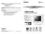 Kocom KCV-A374 User manual