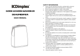 Dimplex GDDE20 User manual