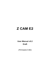 Z-CAM E2 User manual