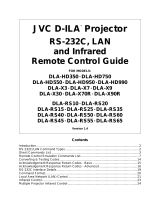 JVC DLA-RS15 Remote Control Manual