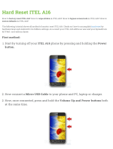 Itel A16 Hard reset manual