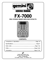 Gemini FX-7000 User manual