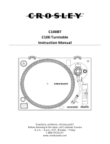 Crosley C100BT User manual