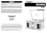 Crosley CR2405A User manual
