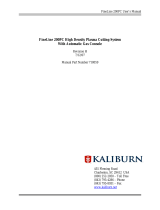 Kaliburn FineLine 200PC User manual