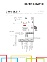 Entre Matic Ditec EL31R User manual