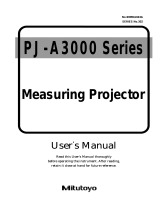 Mitutoyo Measuring Projector User manual