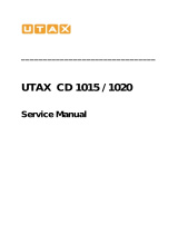 Utax CD 1015 User manual