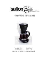 Salton elite SECM 002 User manual