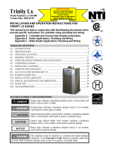 NTI Trinity Lx 400 Installation And Operation Instructions Manual