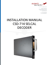 Avtech CSD-714 Selcal Installation guide