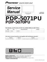 Pioneer PDP-5071PU User manual