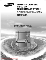 Samsung MAX-VL85 User manual