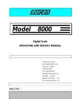Doran 8000 User manual