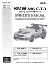 KID MOTORZ BMW M6 GT3 1207 Owner's manual
