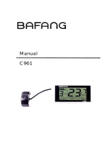 BAFANG C961 User manual