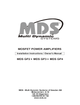 MDS MDS GP4 Owner's manual