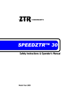 Dixon SPEEDZTR 30 User manual