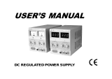 Mastech HY3003C User manual