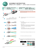 Neutrik etherCON CAT6A Cable Connector NE8MX6-T User guide