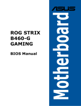 Asus ROG STRIX B460-G GAMING User manual