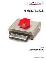 Avery Weigh-Tronix PC-902 User manual