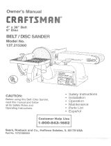 Craftsman 137215360 Owner's manual