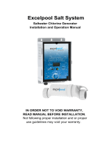 ExcelPool Products Excelpool Salt System Operating instructions