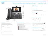 Cisco IP Phone 8800 Series Multiplatform Phones User manual