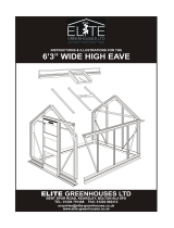Elite Greenhouses6'3" WIDE HIGH EAVE