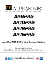 Alphasonik AK10PKG User manual