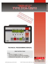 Elcos DCA-120/10 Technical And Programming Manual