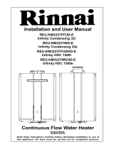 Rinnai REU-KM3237WD-E Installation and User Manual