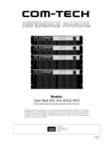 Crown Com-Tech CT-1610 Reference guide