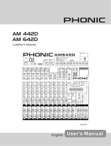 Phonic AM642D User manual