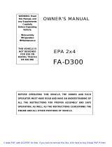 Buyang FA-D300 Owner's manual