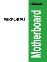 Asus P5KPL/EPU User manual