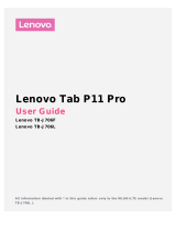 Lenovo Tab P11 Pro User manual