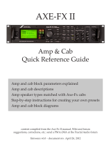 Fractal AXE-FX II Quick Reference Manual