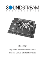 Sound Stream BX-10 Digital Bass Reconstruction Processor User manual