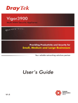 Draytek Vigor3900 Owner's manual