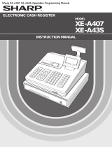 Sharp XEA407 User manual