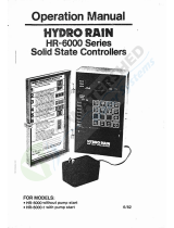 HYDRO-RAIN HR-6000 Operation Manuals
